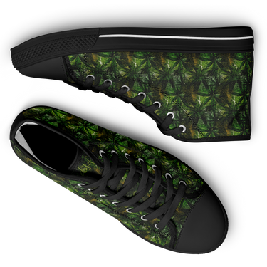 Chokefish™ Urban Peak Retro High Tops-Cannabis-002-2